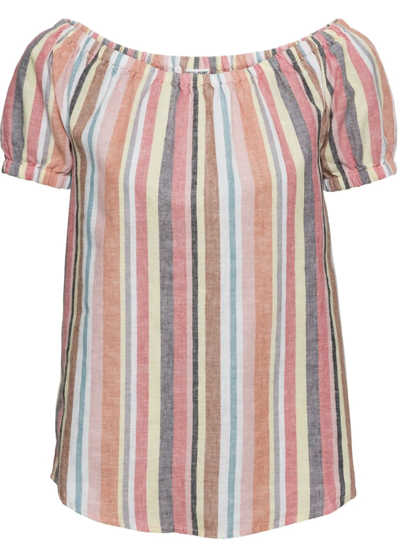 Blusa con escote bañera