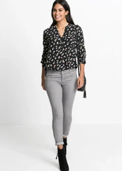 Blusa con escote en V