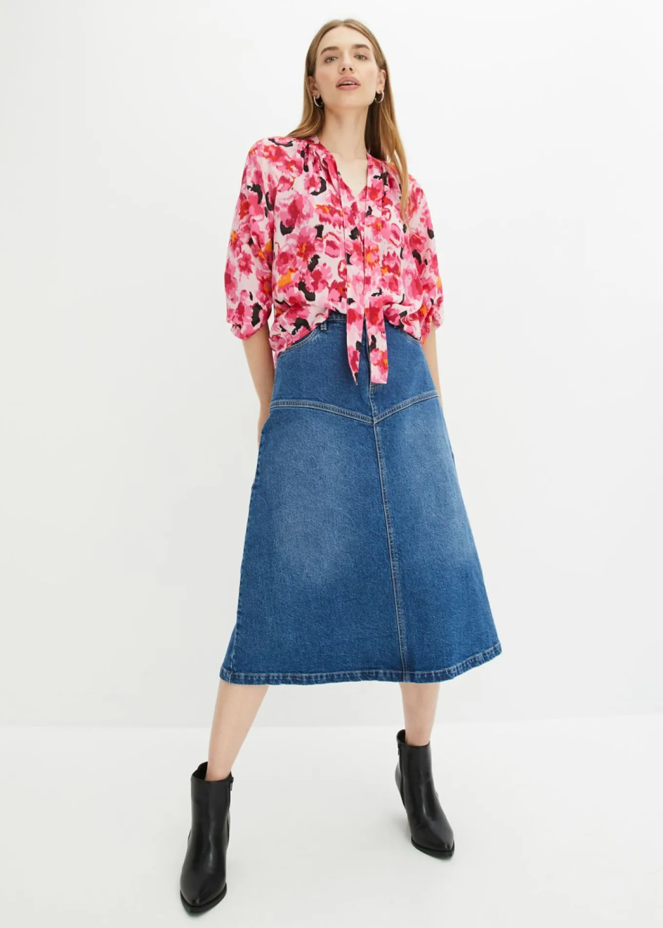 Blusa con lazo de gasa