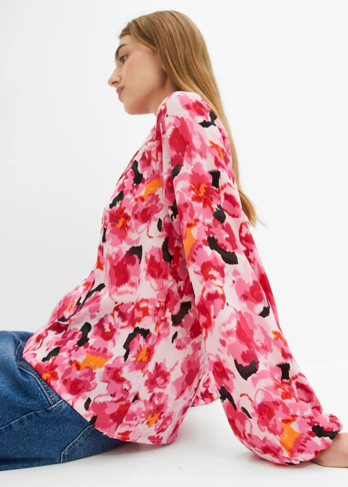 Blusa con lazo de gasa