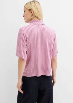 Blusa con lazo de modal suave