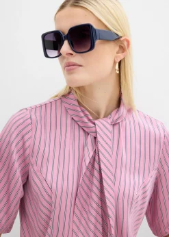 Blusa con lazo de modal suave