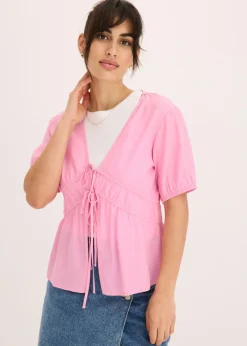 Blusa con lazos