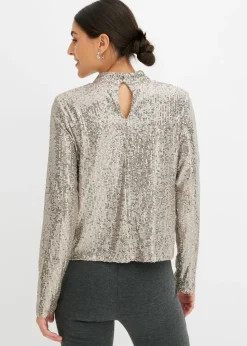Blusa con lentejuelas