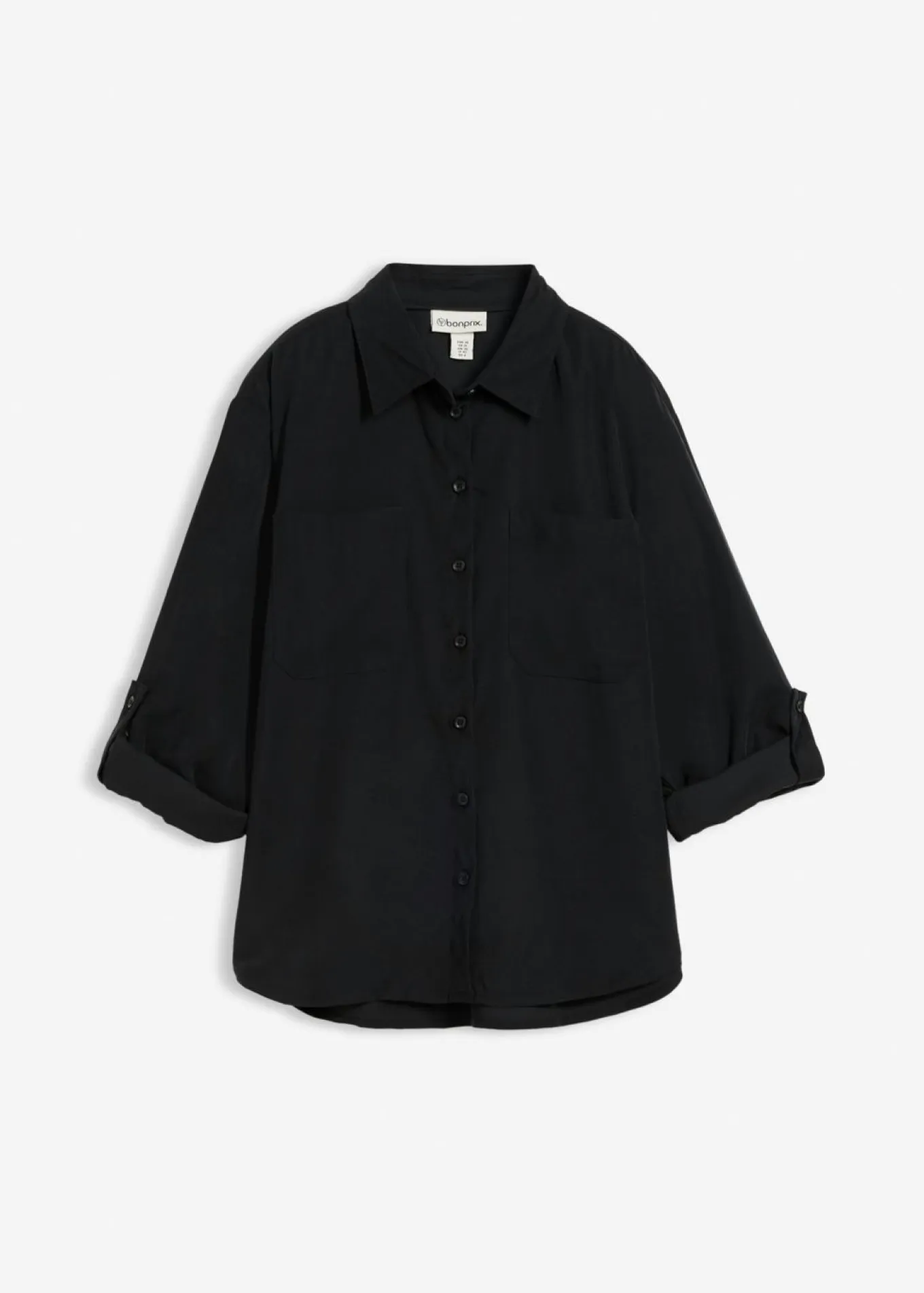 Blusa con mezcla de viscosa fluida