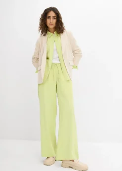 Blusa con mezcla de viscosa fluida