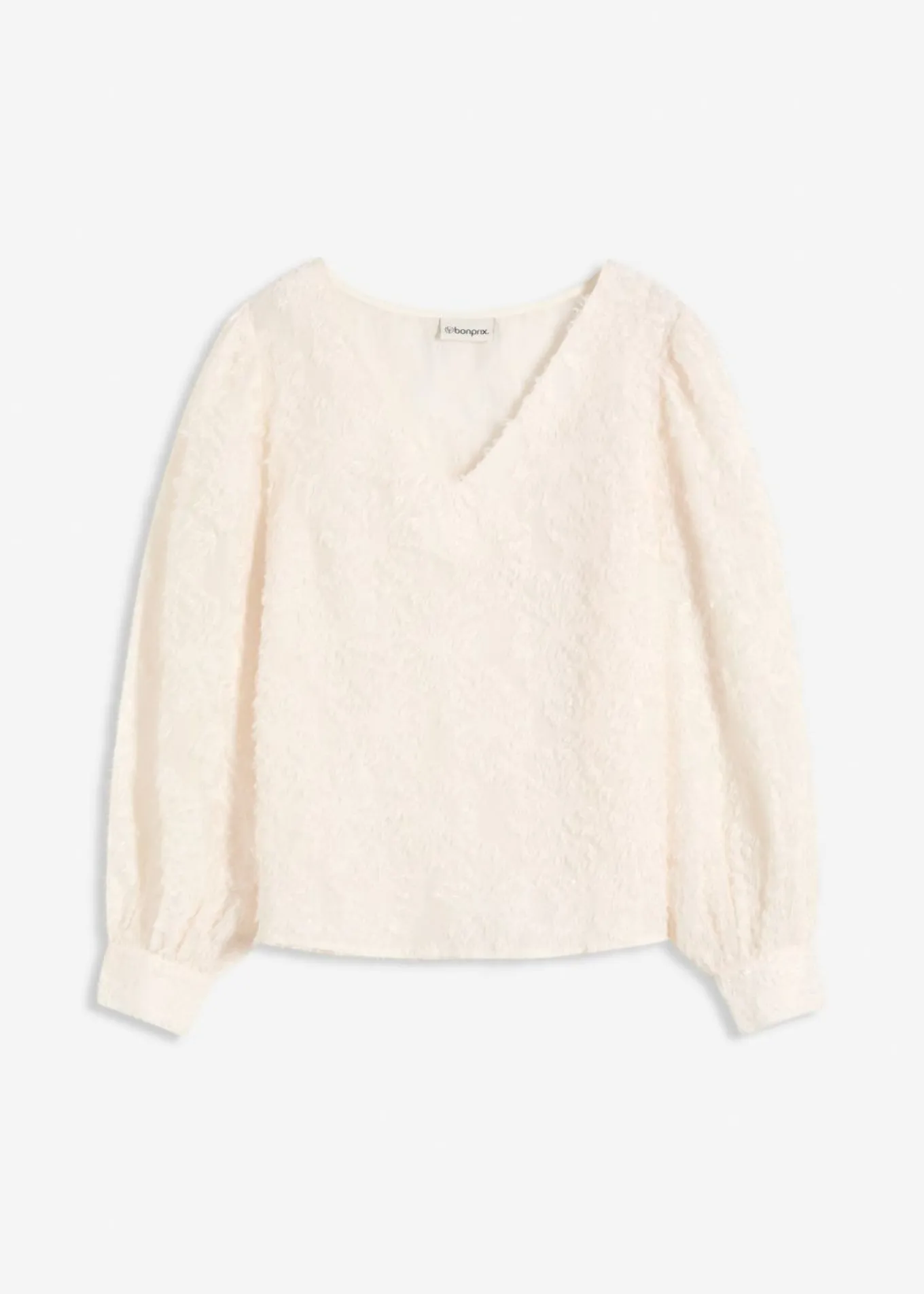 Blusa con patrón de flores estructurado