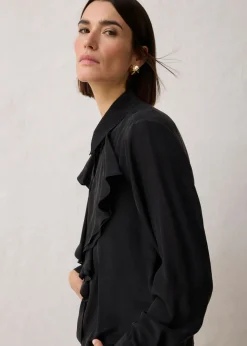 Blusa con seda