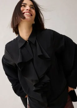 Blusa con seda