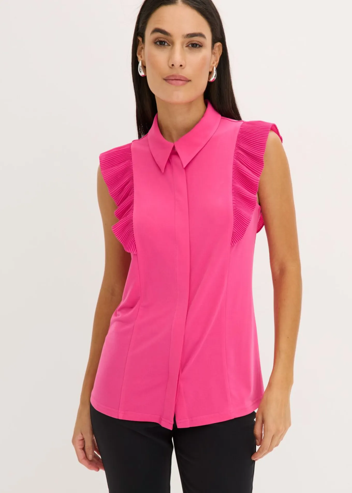 Blusa con volantes