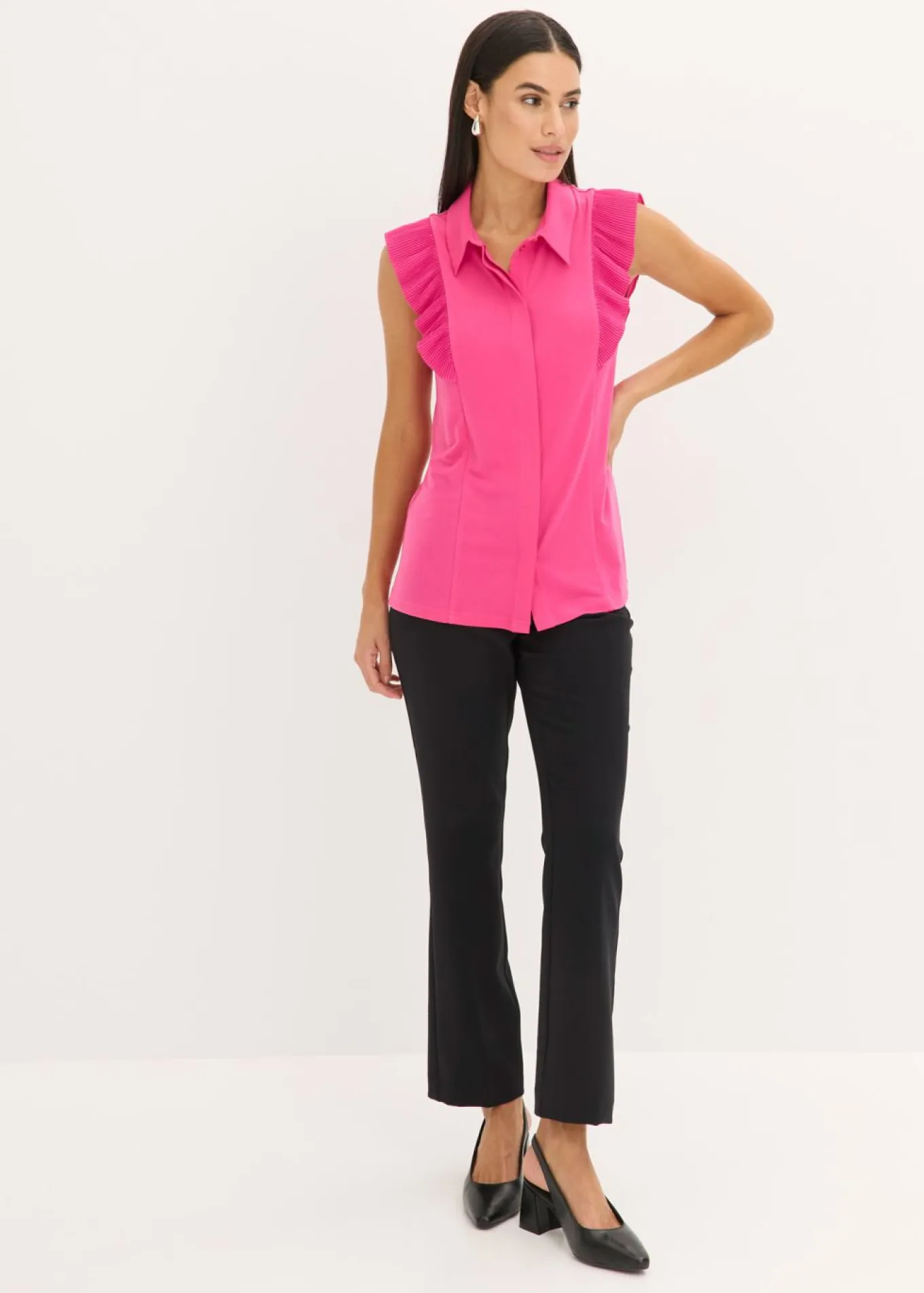 Blusa con volantes