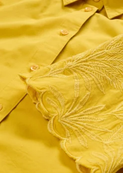 Blusa corta con contenido de seda