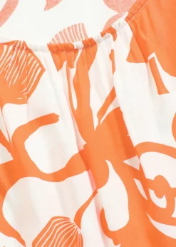 Blusa corta de viscosa fluida