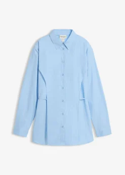 Blusa de algodón con detalle de lazo