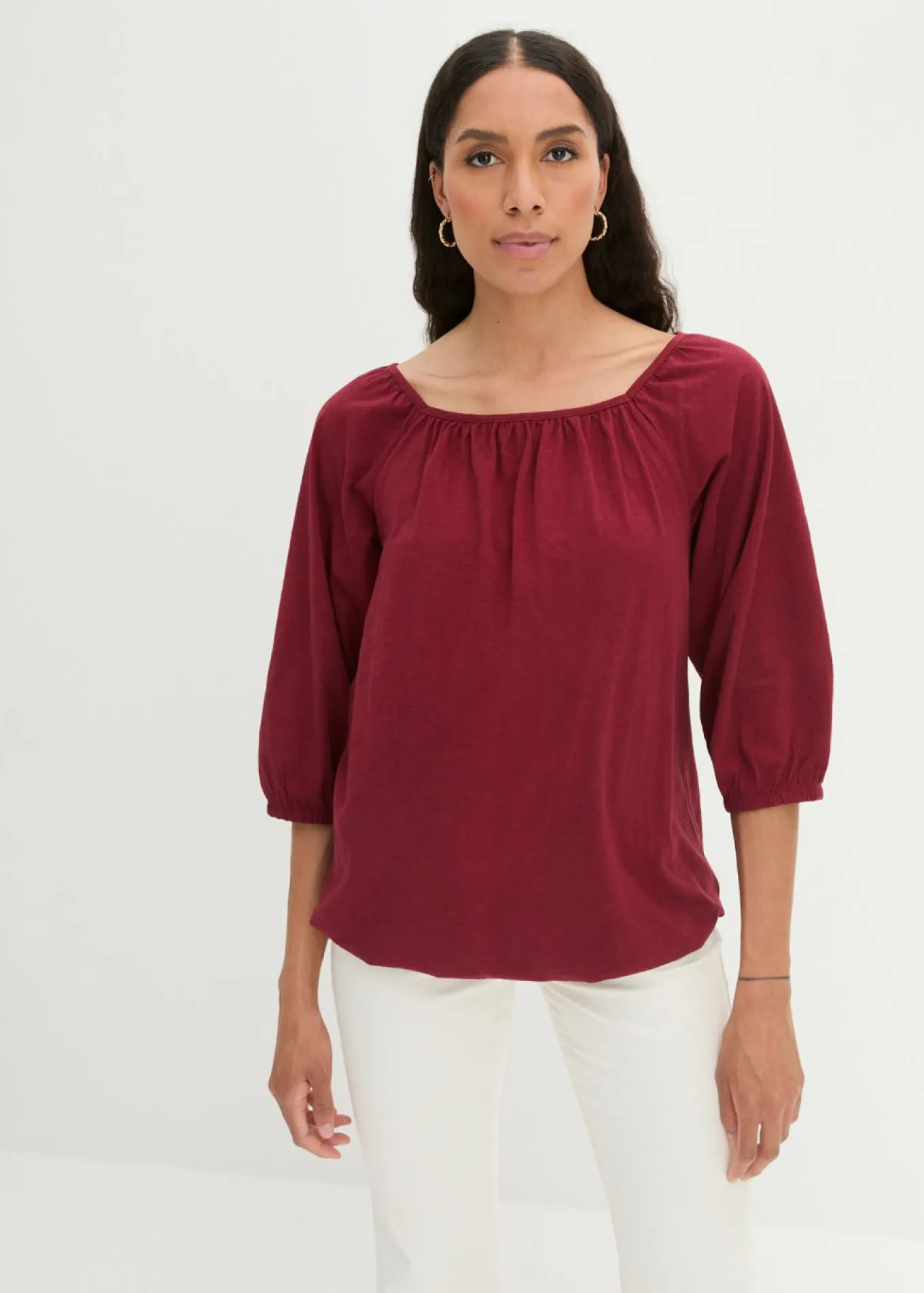 Blusa de algodón orgánico puro