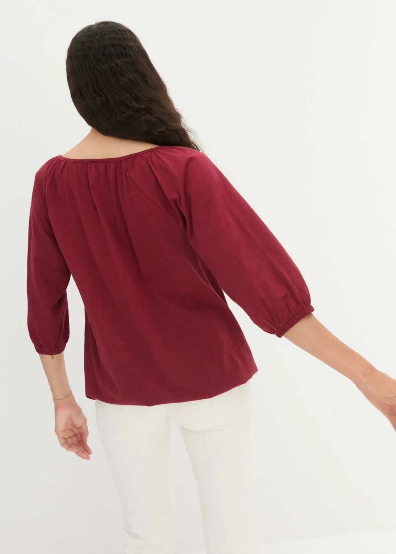 Blusa de algodón orgánico puro