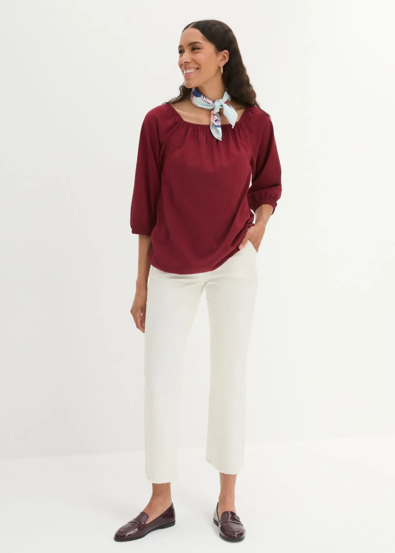 Blusa de algodón orgánico puro