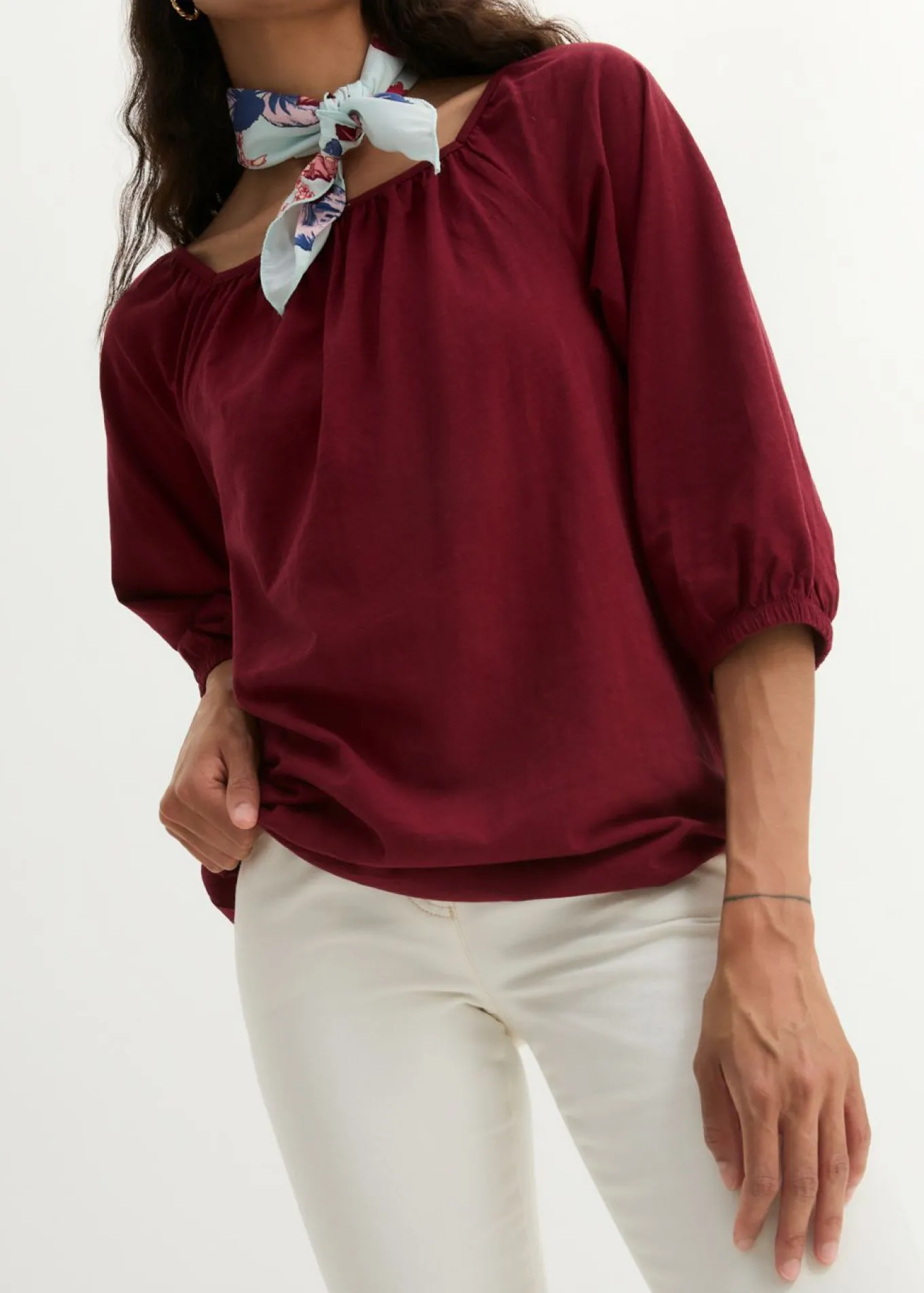 Blusa de algodón orgánico puro