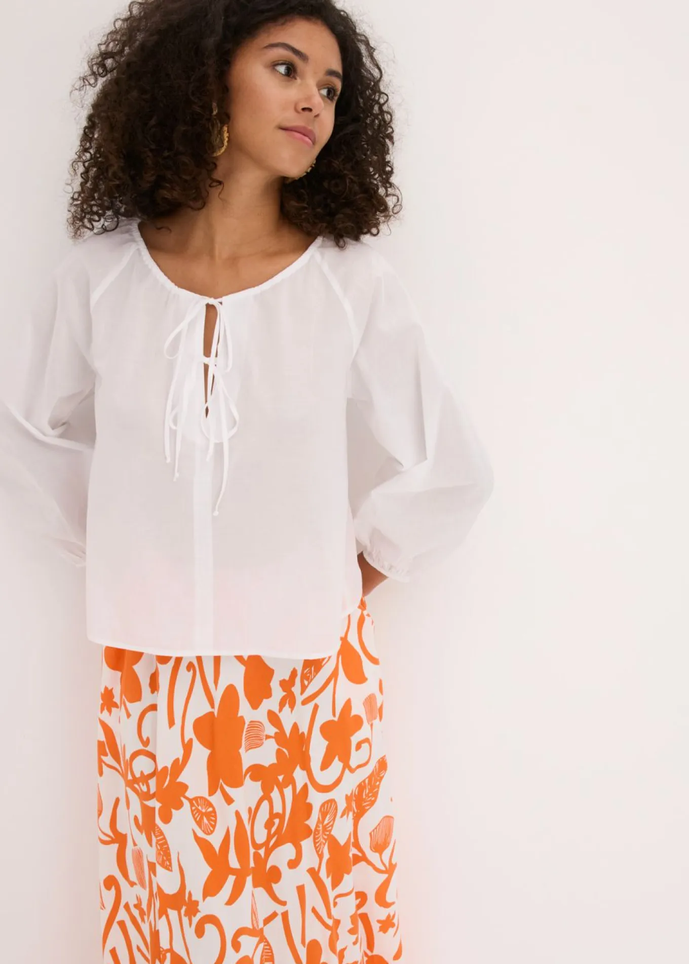 Blusa de algodón orgánico puro