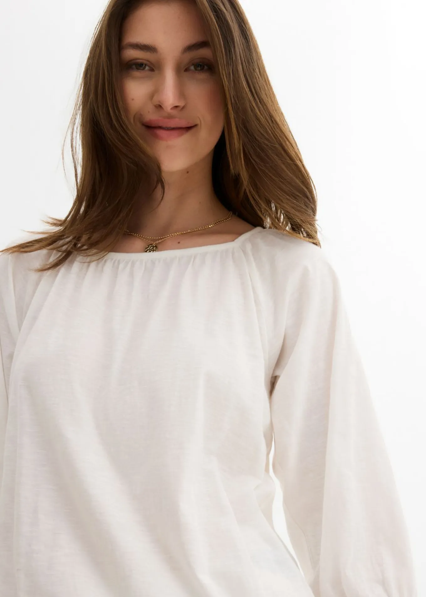 Blusa de algodón orgánico puro