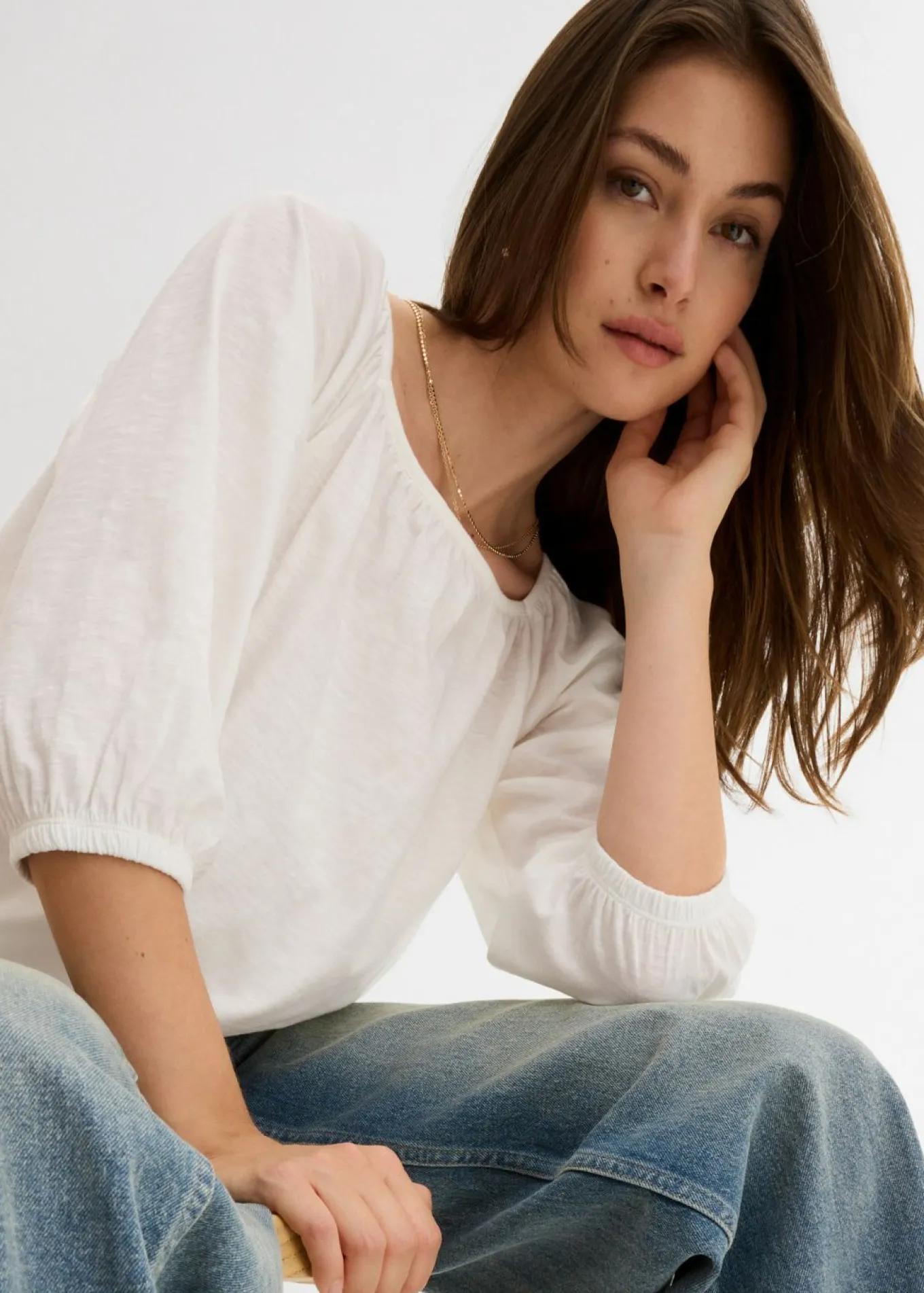 Blusa de algodón orgánico puro