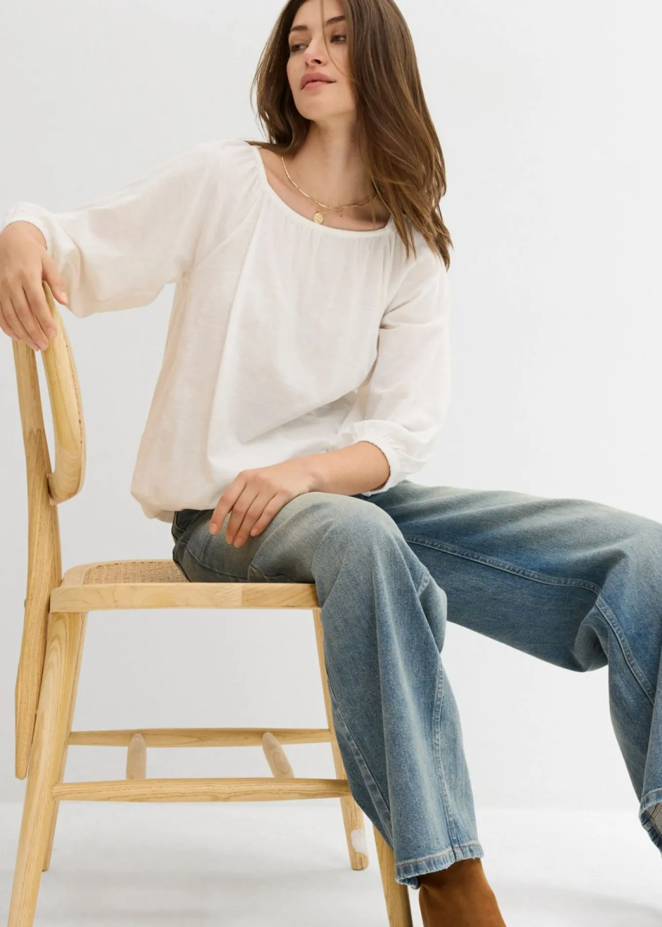 Blusa de algodón orgánico puro