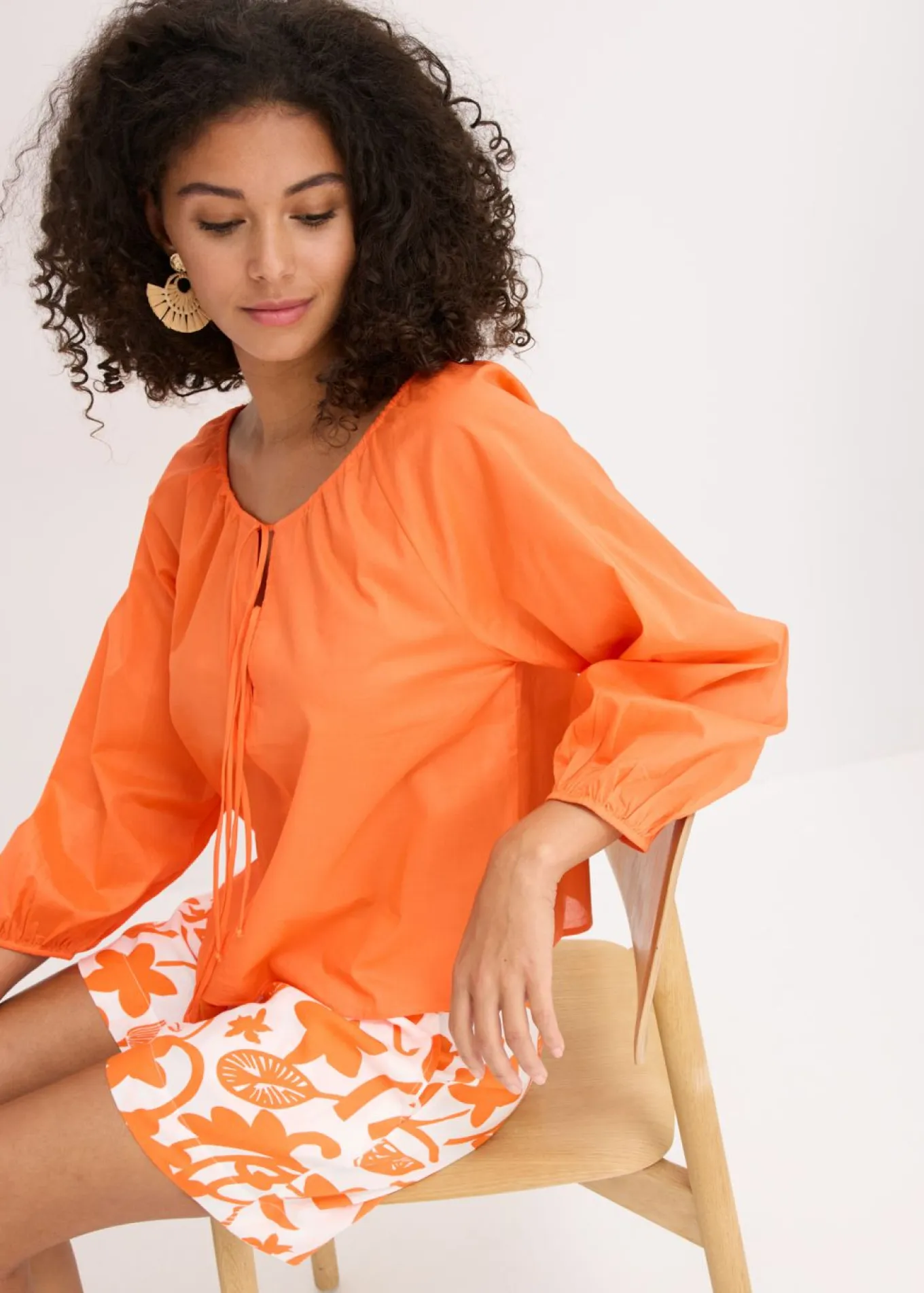 Blusa de algodón orgánico puro