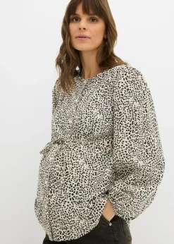 Blusa de algodón para durante y después del embarazo