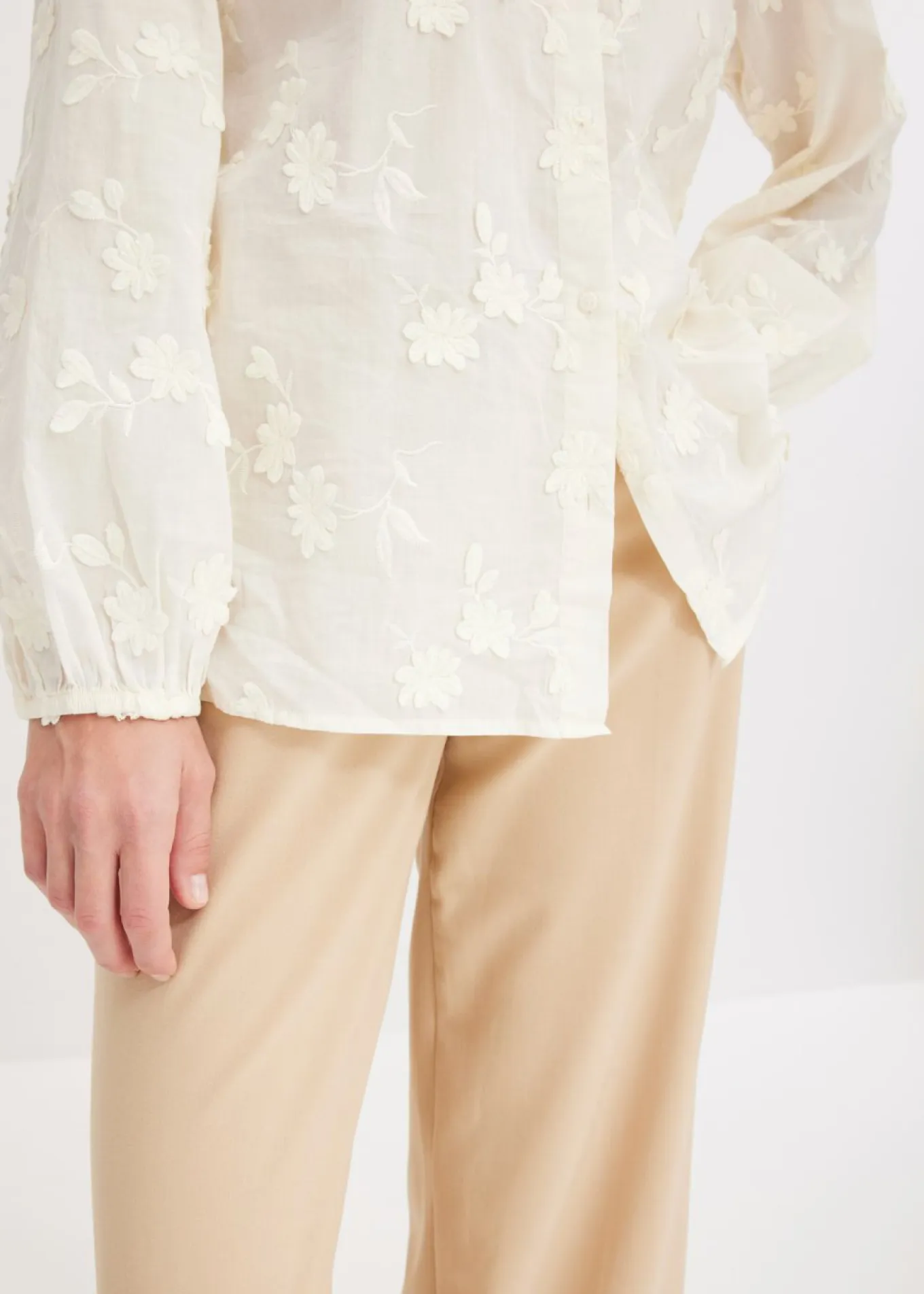Blusa de algodón puro