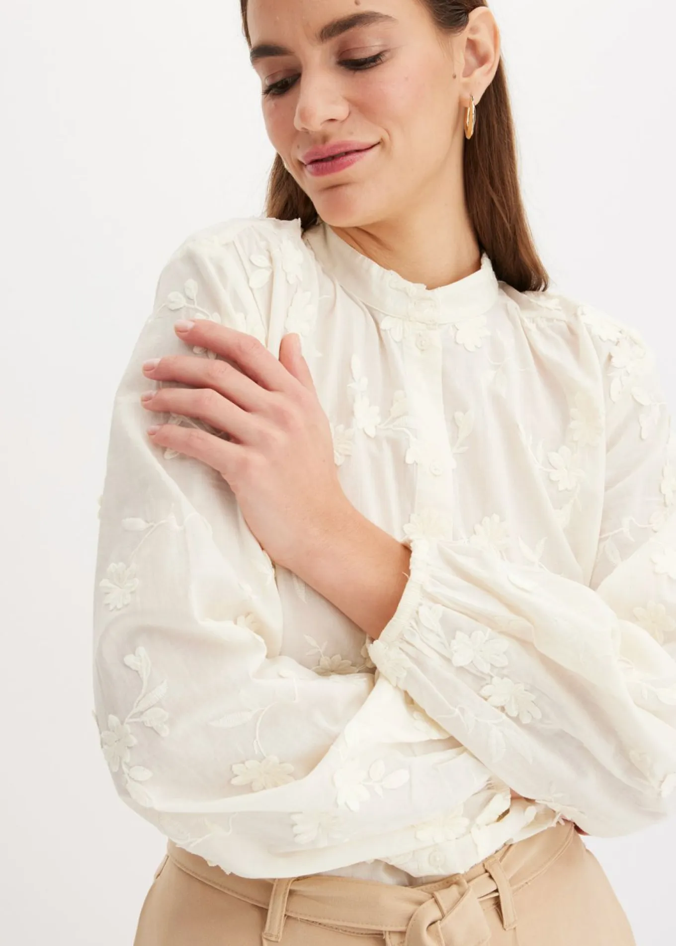Blusa de algodón puro