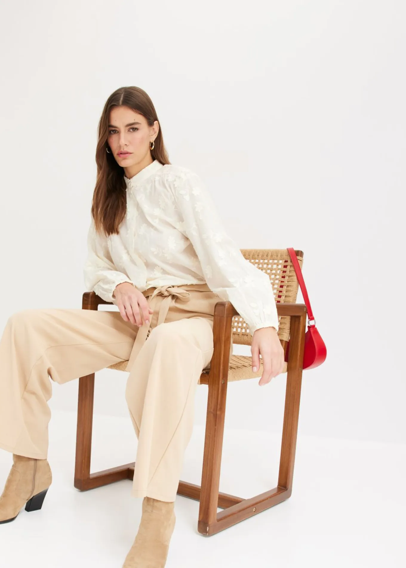 Blusa de algodón puro