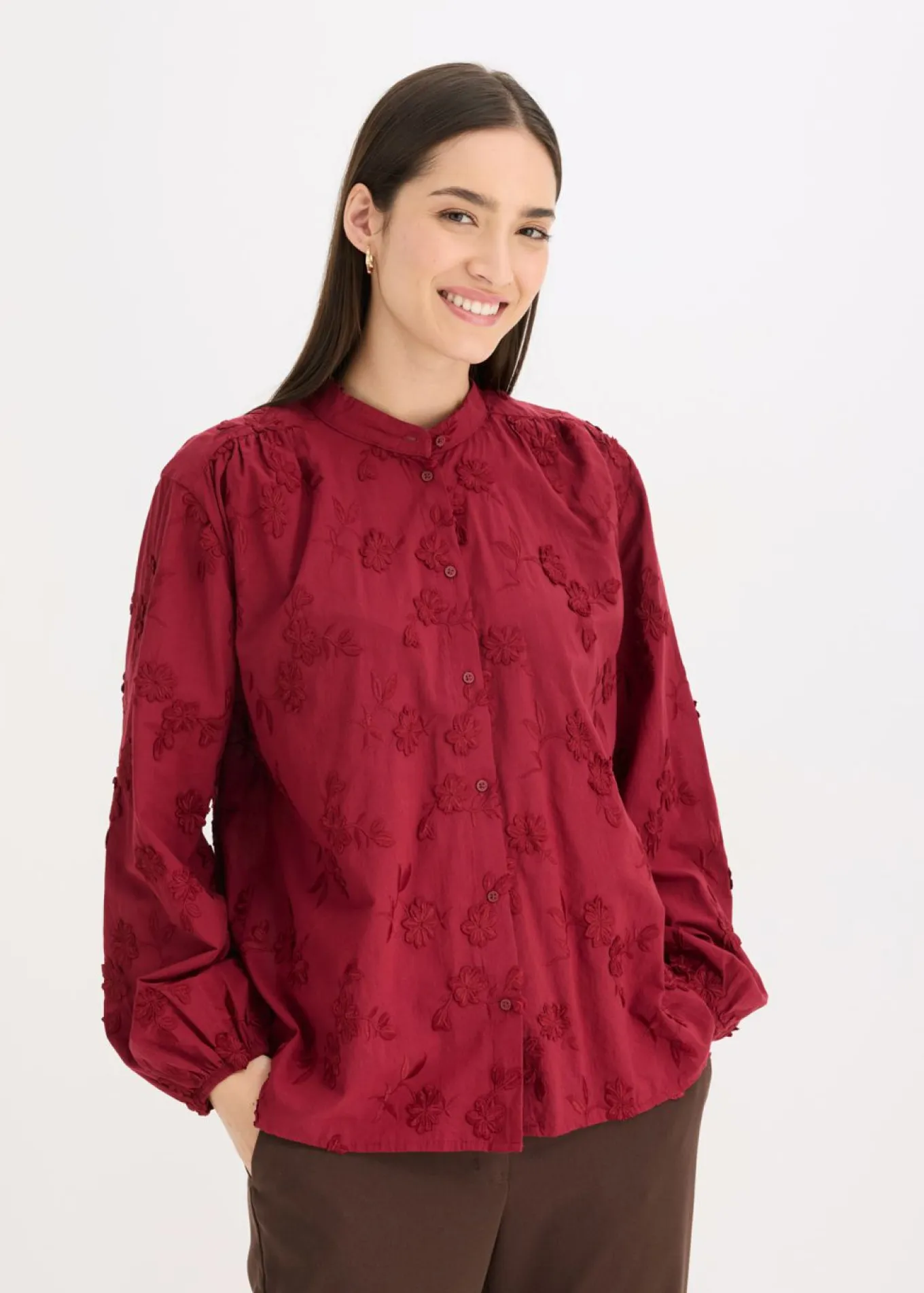 Blusa de algodón puro