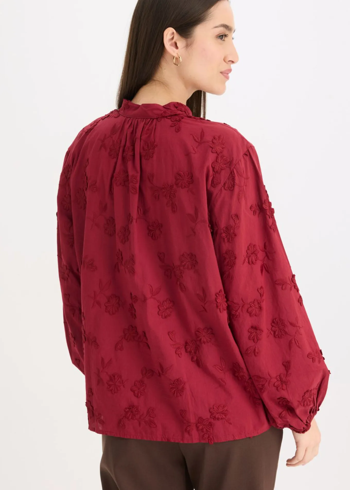 Blusa de algodón puro