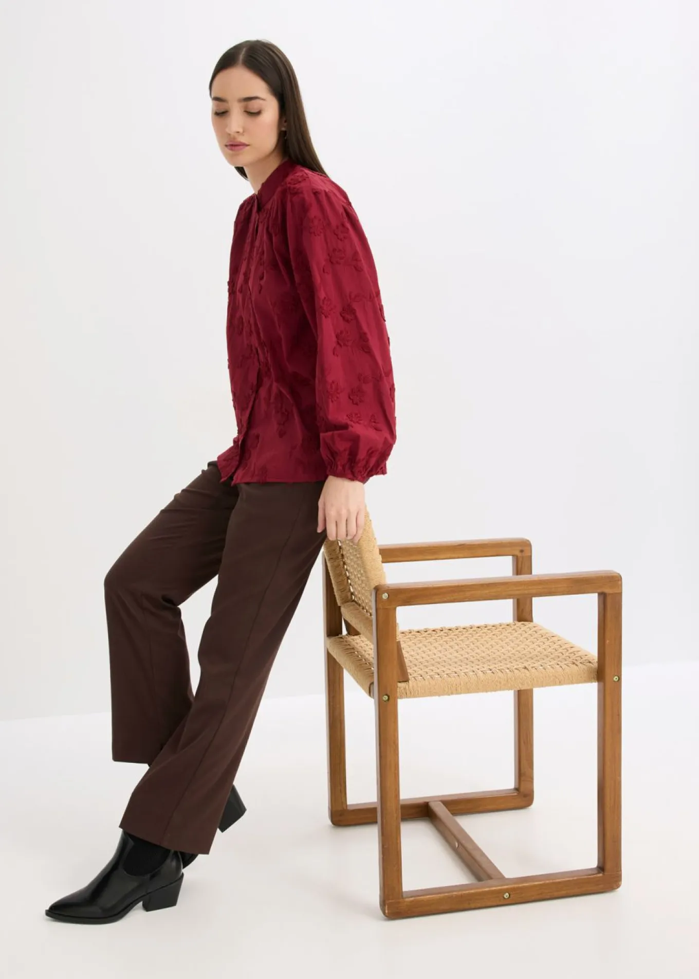 Blusa de algodón puro