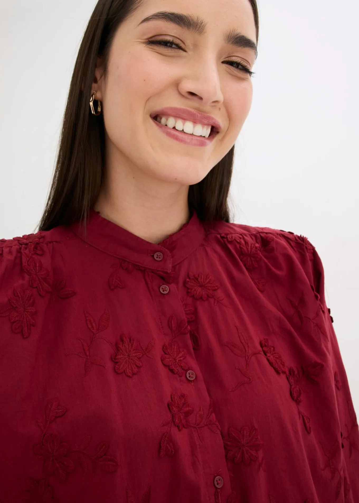 Blusa de algodón puro