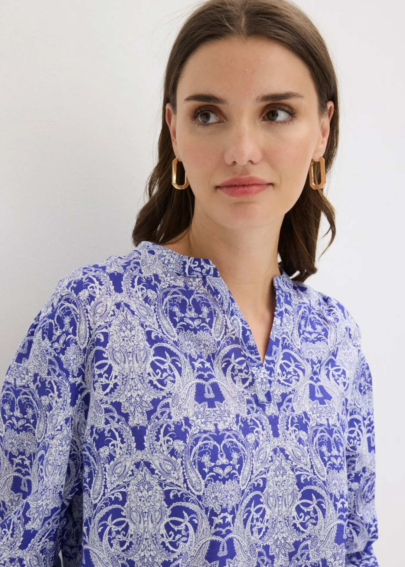 Blusa de algodón puro