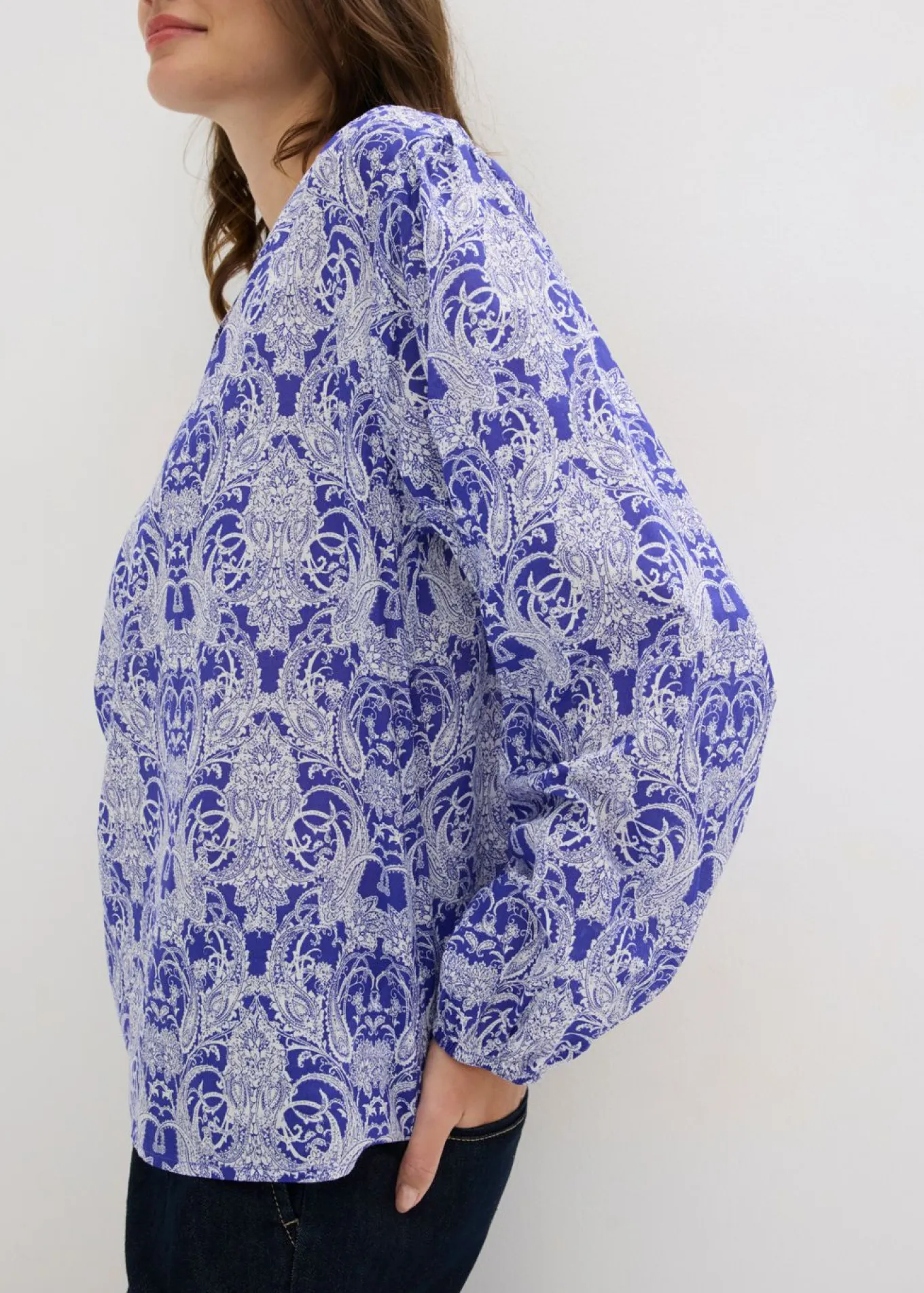 Blusa de algodón puro