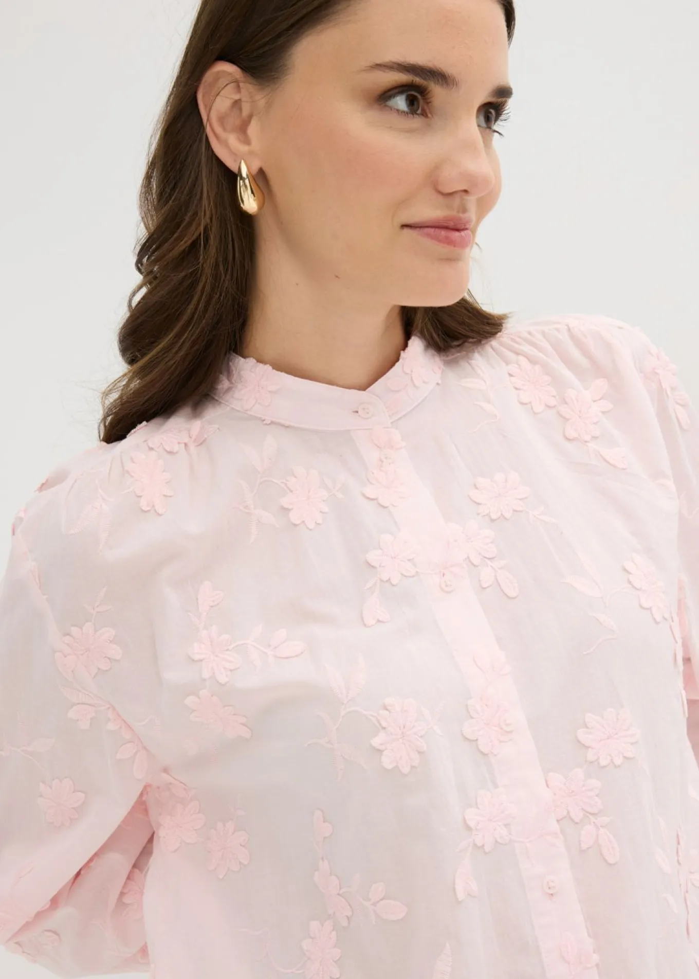 Blusa de algodón puro