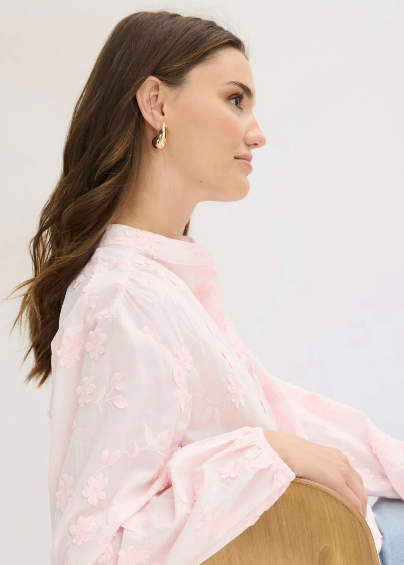 Blusa de algodón puro