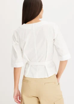 Blusa de algodón puro