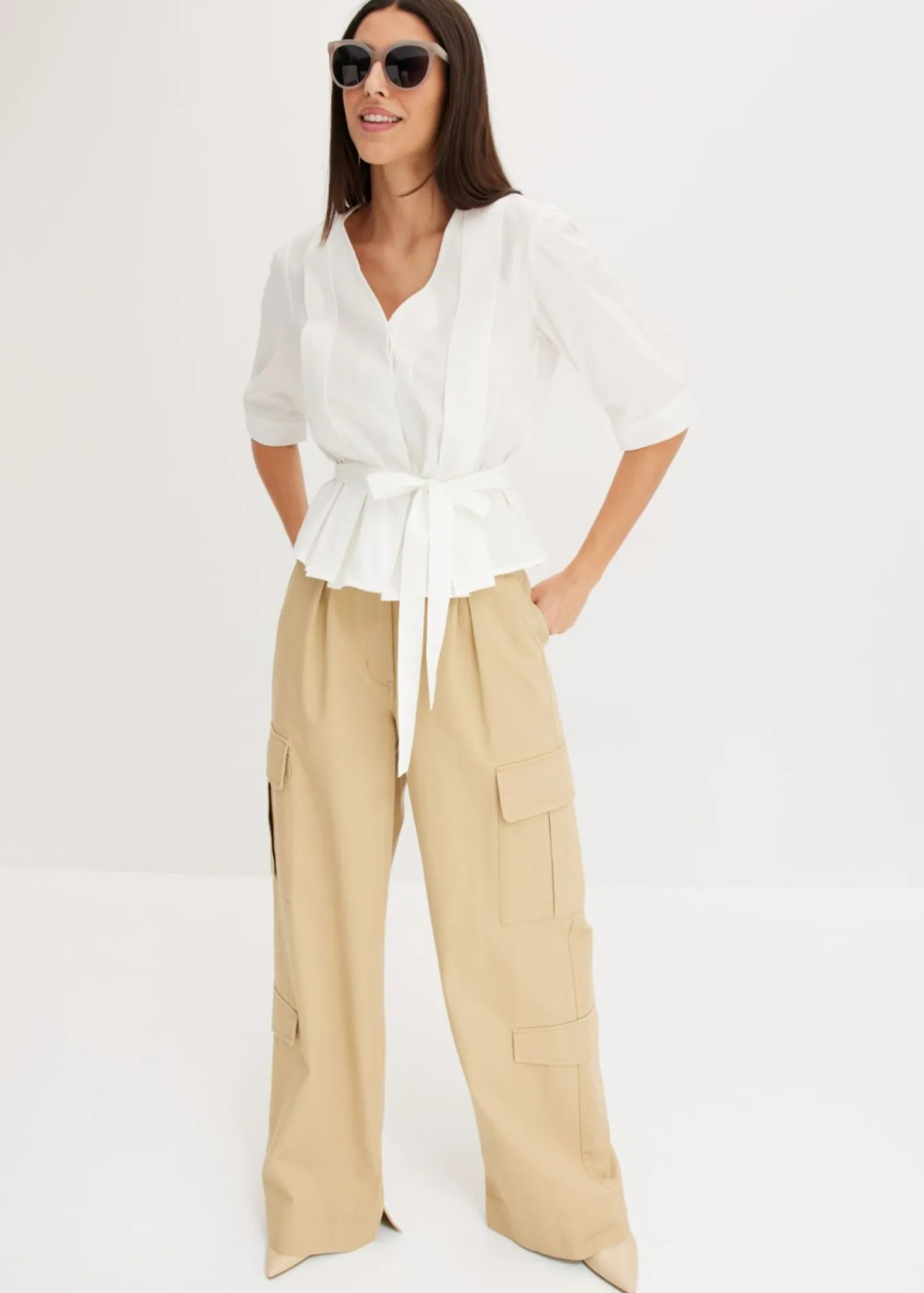Blusa de algodón puro