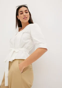 Blusa de algodón puro