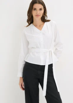 Blusa de algodón puro