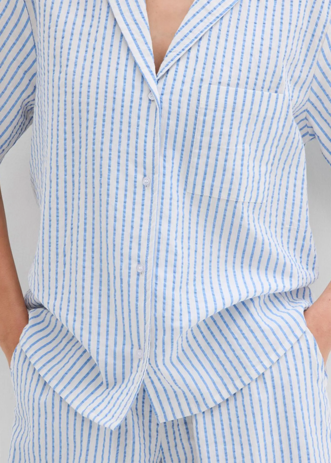 Blusa de algodón puro