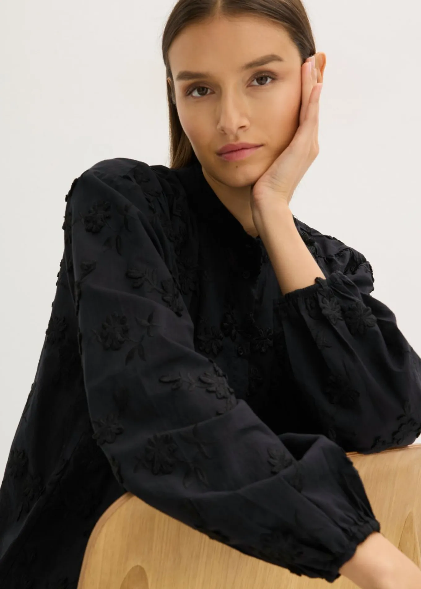 Blusa de algodón puro