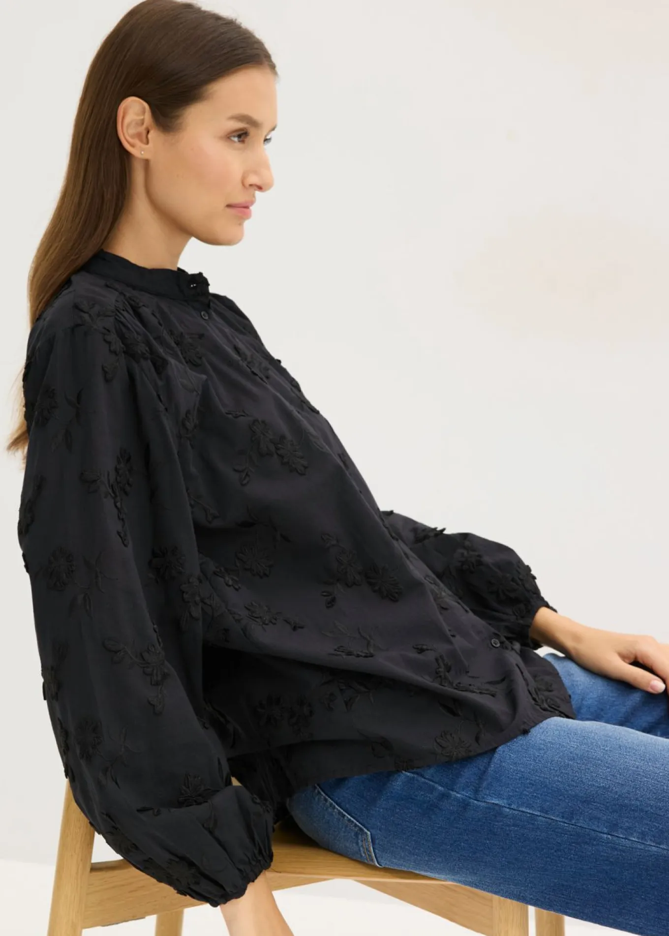 Blusa de algodón puro