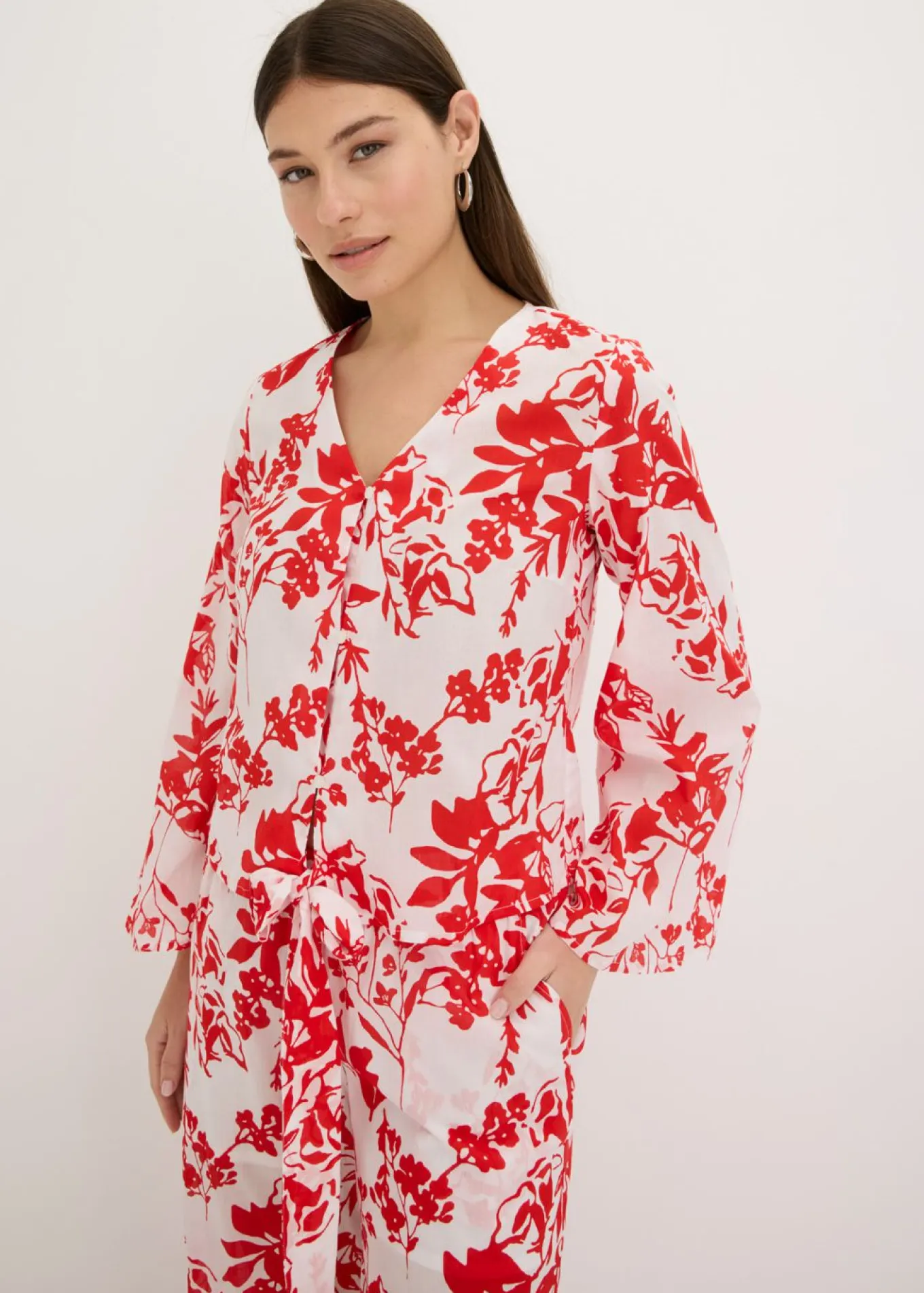 Blusa de algodón puro