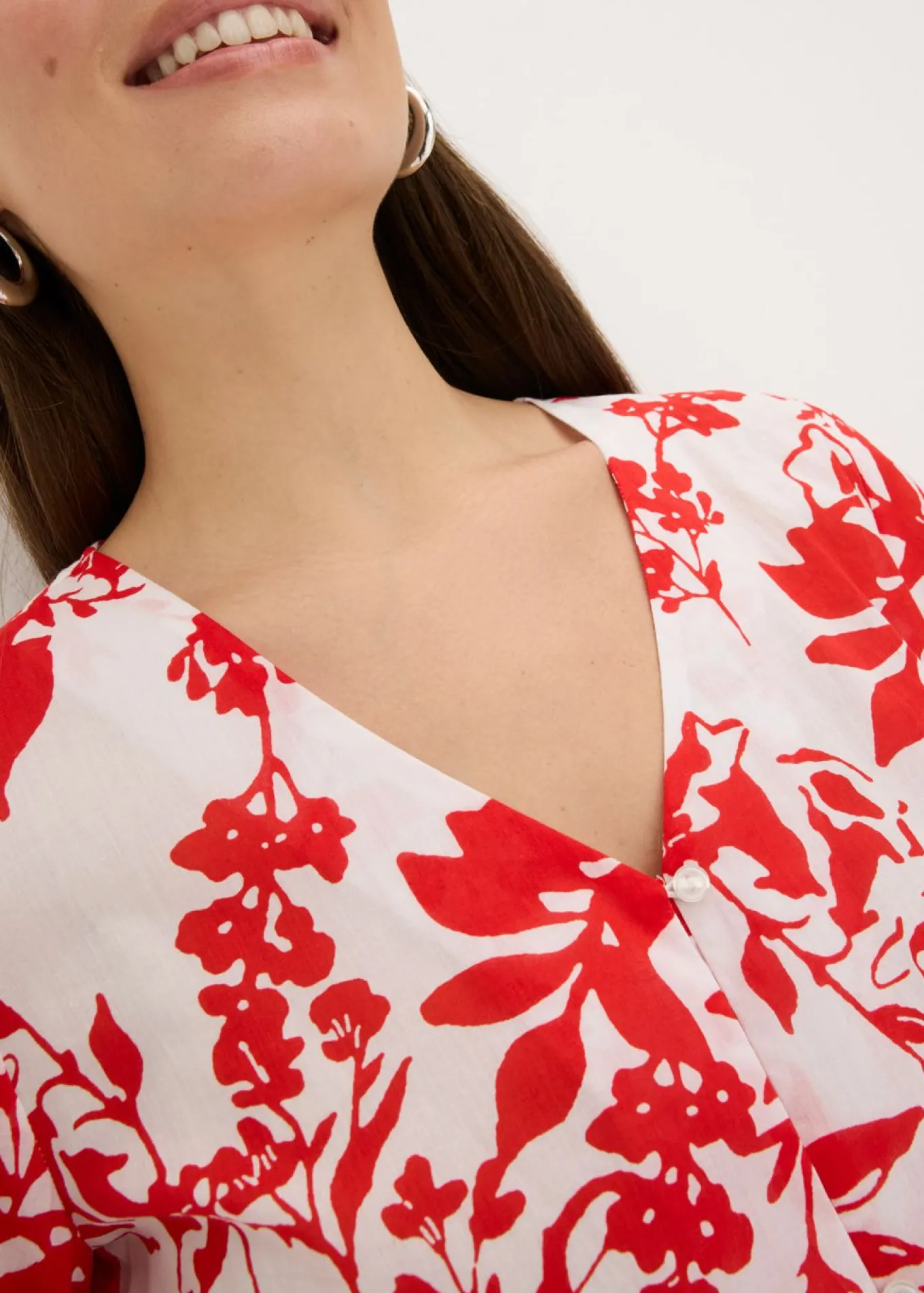 Blusa de algodón puro