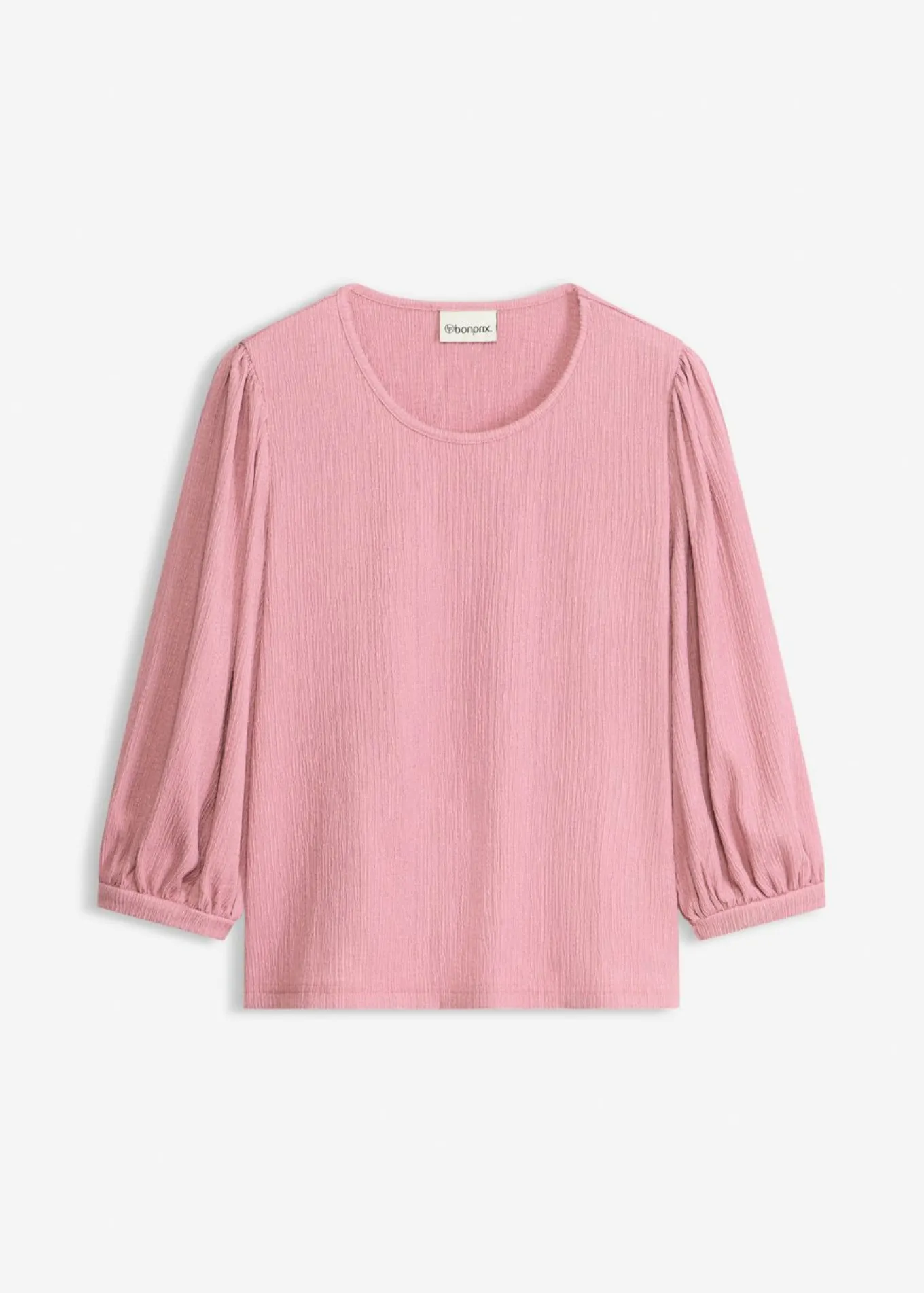 Blusa de crepé estructurado