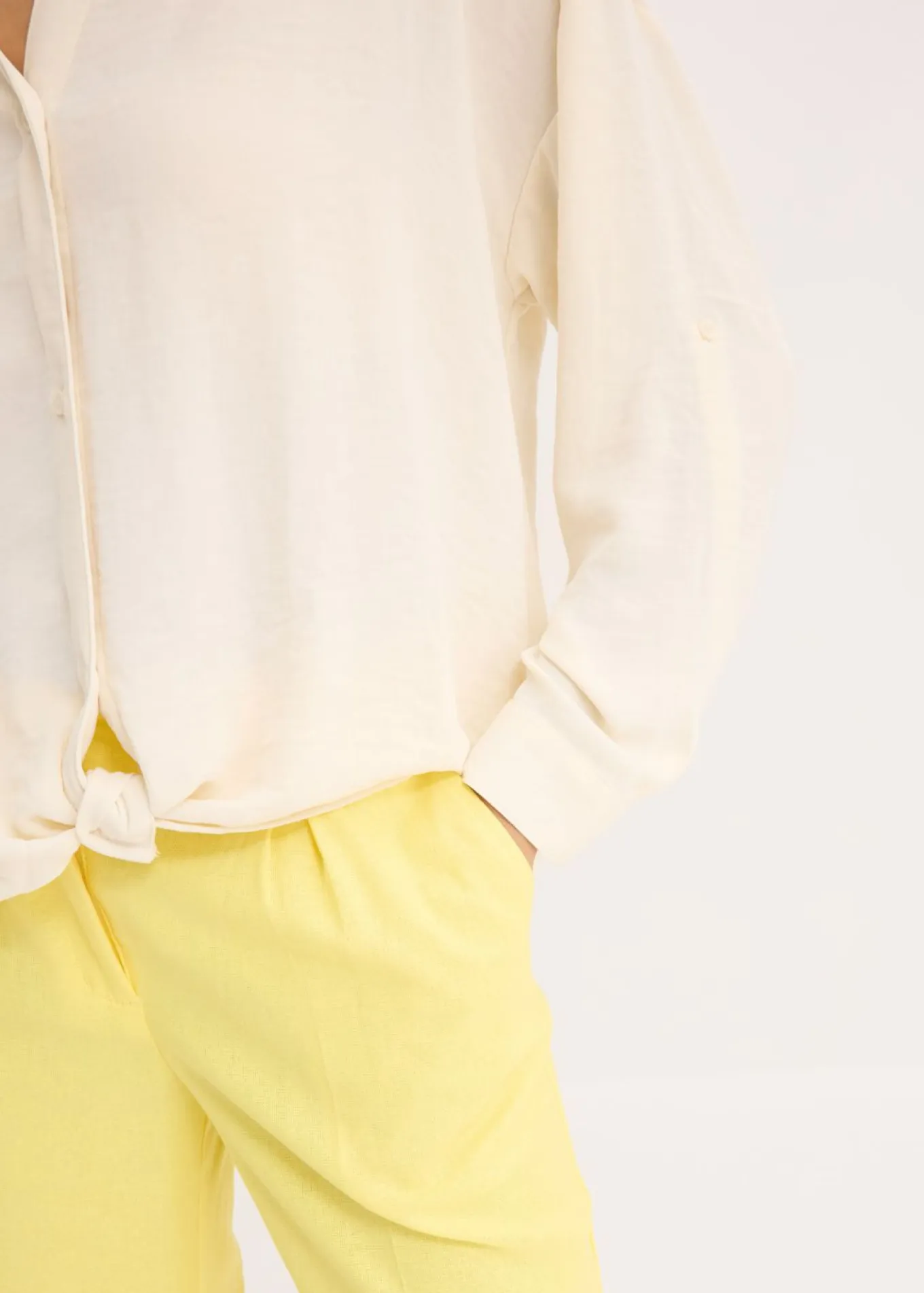 Blusa de crepé ligero